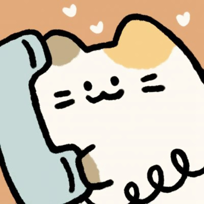 兔子和猫的情侣头像