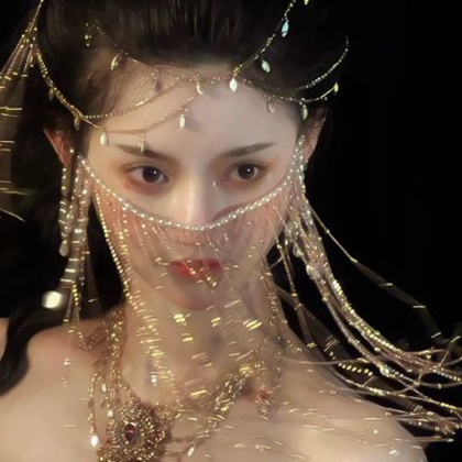 精致古风氛围感女生头像图片