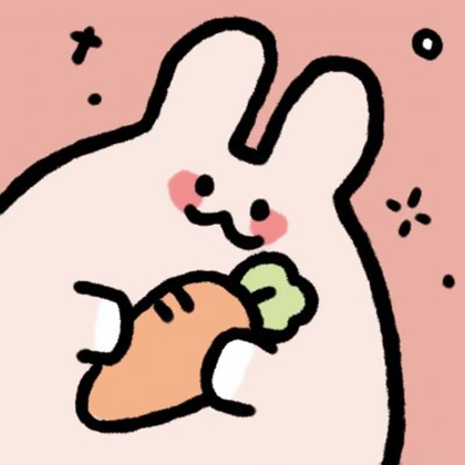 兔子和猫的情侣头像
