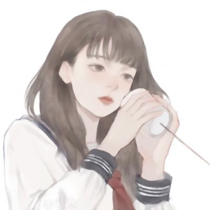 高级感手绘情头