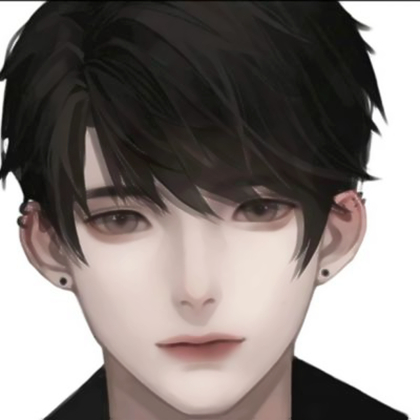 高级男头动漫手绘