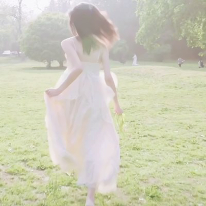 唯美女头像背影