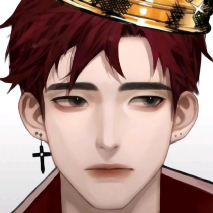 高级男头动漫手绘