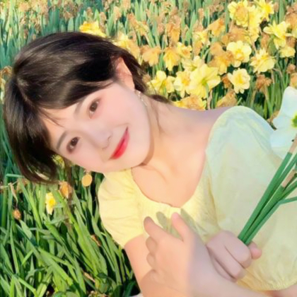 绿色头像真人女