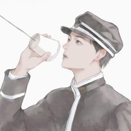 高级感手绘情头