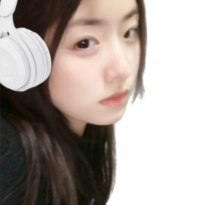 白色背景图头像真人女