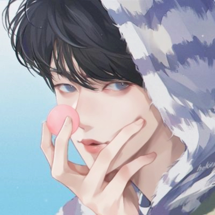 手绘图像男生头像