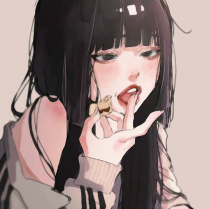 酷炫霸气女生动漫头像微丧