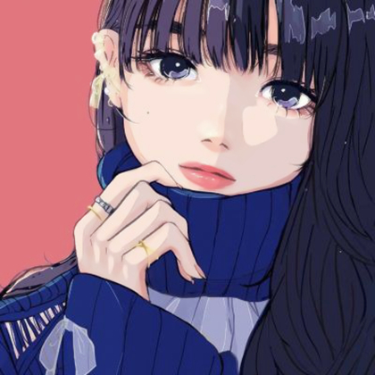 女高清手绘卡通动漫头像图片