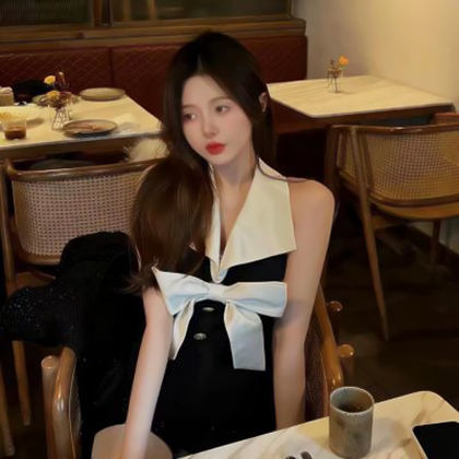 高级小众单人情侣头像一男一女图片