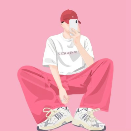 手绘情侣头像高清两张