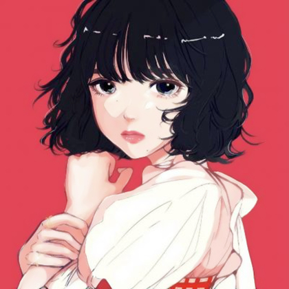 女高清手绘卡通动漫头像图片
