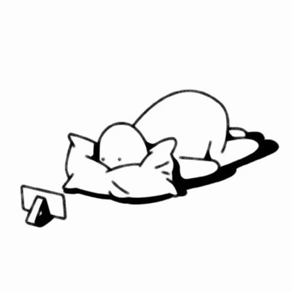 可爱又摆烂的微信头像