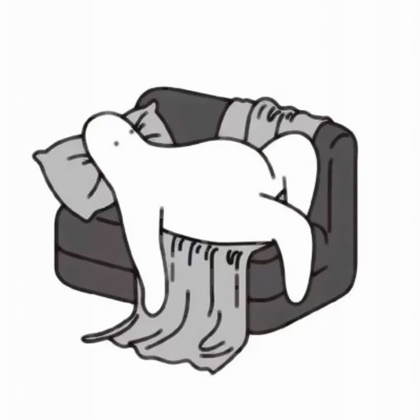 可爱又摆烂的微信头像