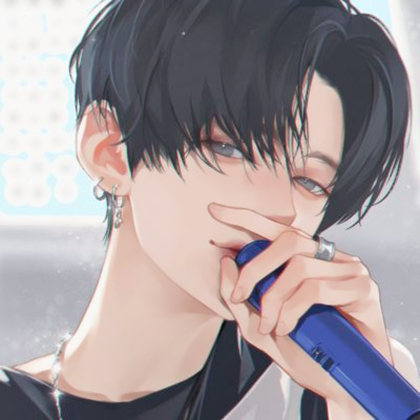 手绘图像男生头像