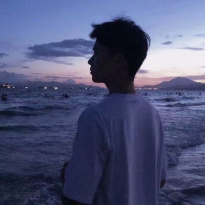 情侣头像一男一女高级背影