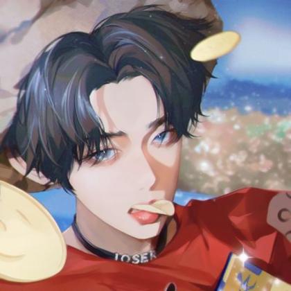手绘图像男生头像