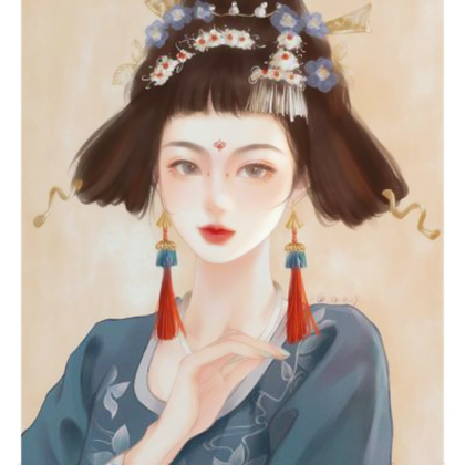 超仙绝美手绘风女头