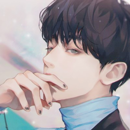 手绘图像男生头像