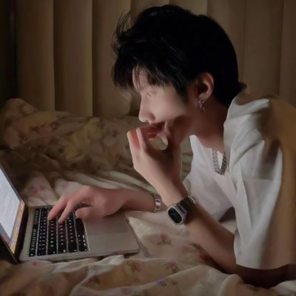 高级小众单人情侣头像一男一女图片