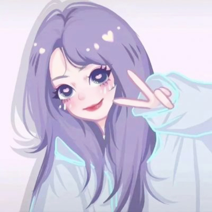 漫画女生头像手绘唯美可爱高清图片