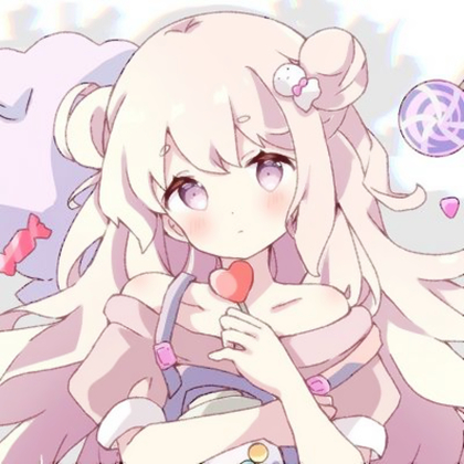 梦幻少女头像紫色动漫