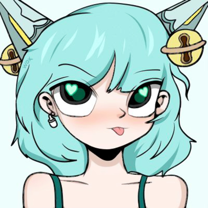 女生超酷漫画手绘头像