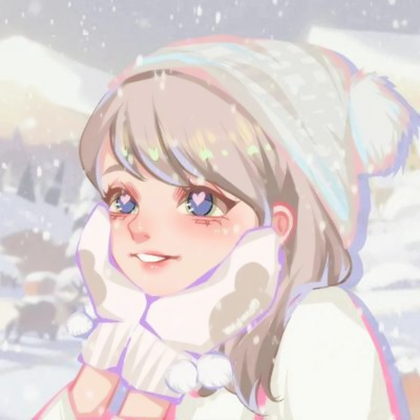 精致耐看头像手绘女生
