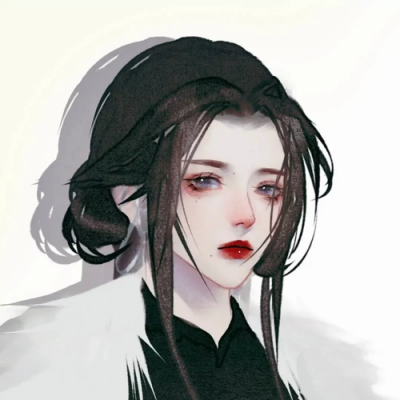 微信头像手绘甜酷女生