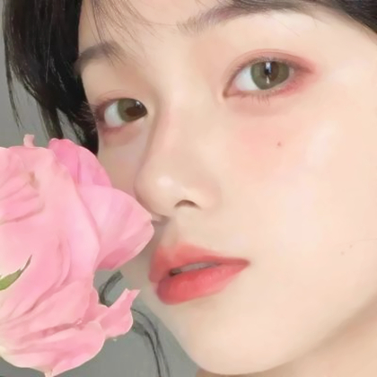 氛围感个性真人女头