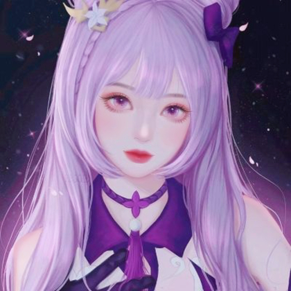 高冷御姐手绘女生头像