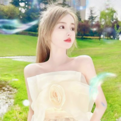 正面自然美女头像