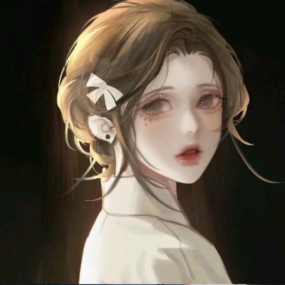 手绘头像女伤感图片