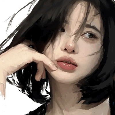 女生真人照片转动漫头像图片