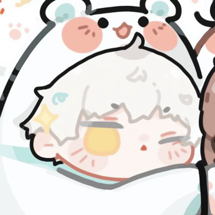 可爱卡通一左一右手绘情头图片