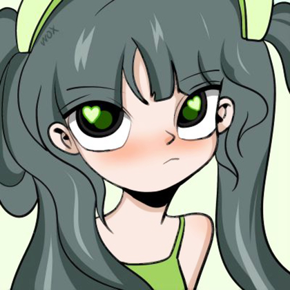 女生超酷漫画手绘头像