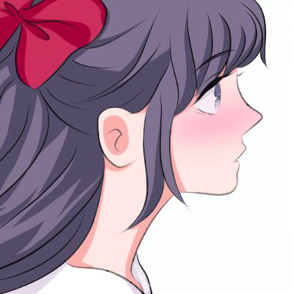 情侣头像左右双方对视