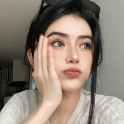 单人头像真人女生超酷高清图片
