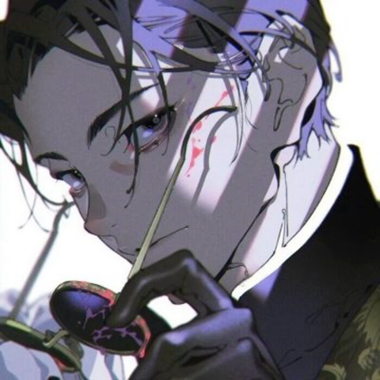 质感小众头像男生动漫