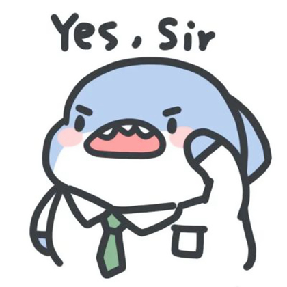 小鲨鱼可爱头像表情包图片