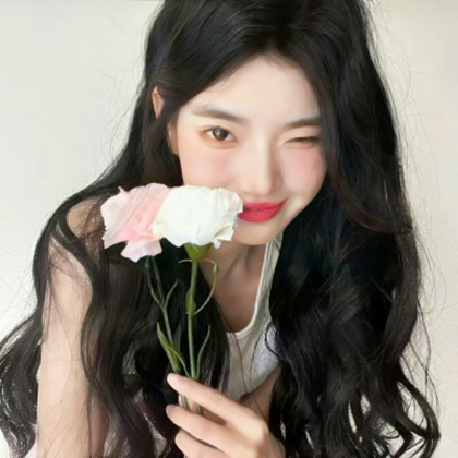 带花头像女唯美