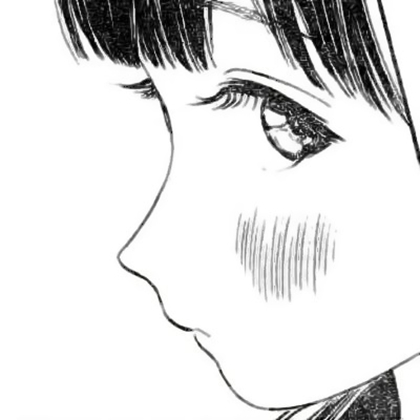 手绘女生头像眼睛