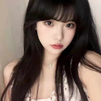 心动女生头像干净真人