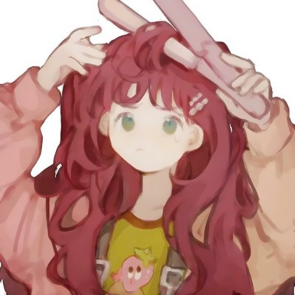 梳妆打扮女生漫画头像