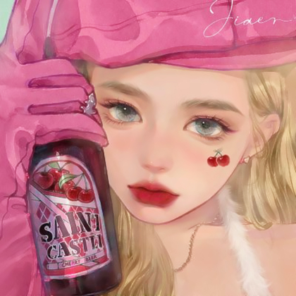 好看精致头像手绘女生时尚高清图片