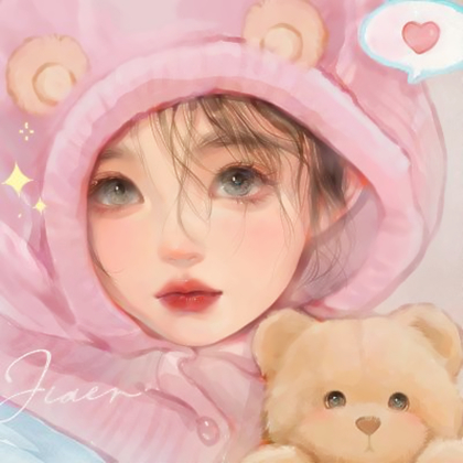 好看精致头像手绘女生时尚高清图片