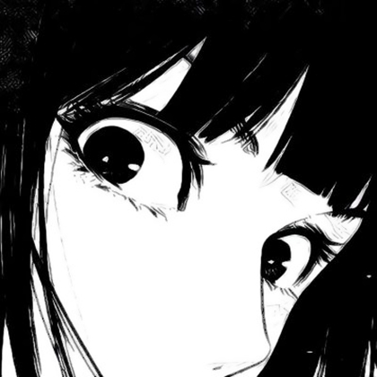 手绘女生头像眼睛