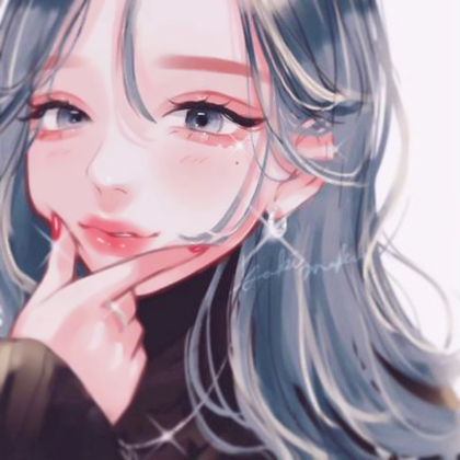 漫画手绘图片女生头像原创高清好看图片