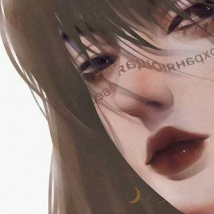 女生头像动漫冷酷手绘