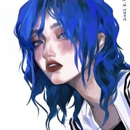 女生头像动漫冷酷手绘